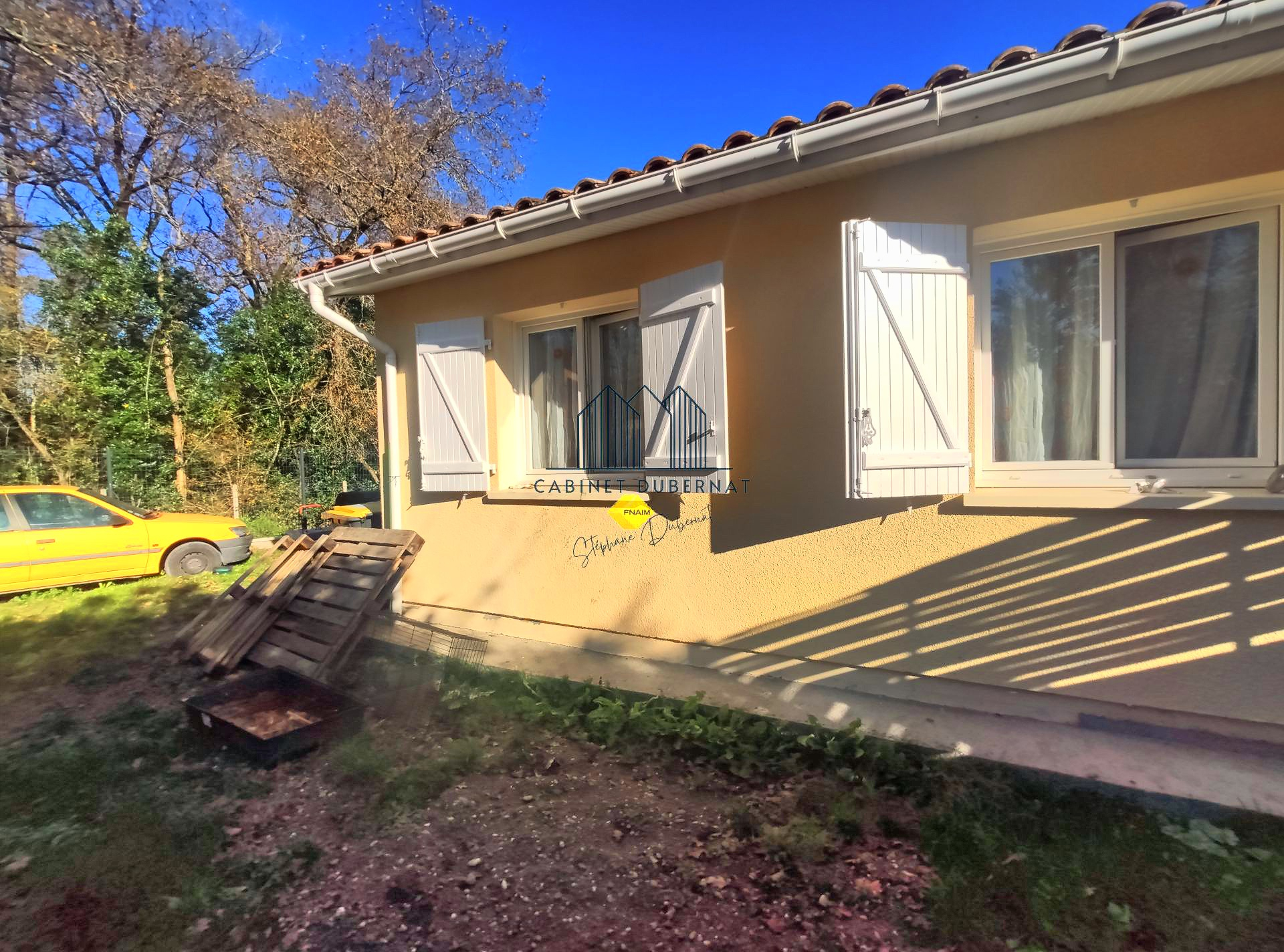 CANTENAC - maison 2 chambres avec jardin - louée
